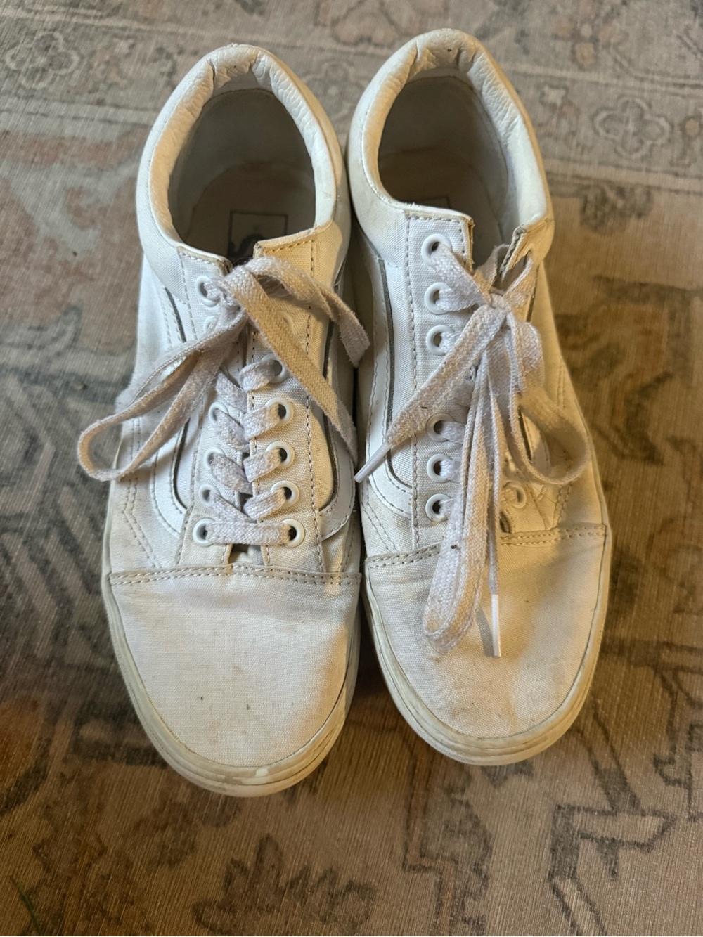 Classic White Canvas Sneakers